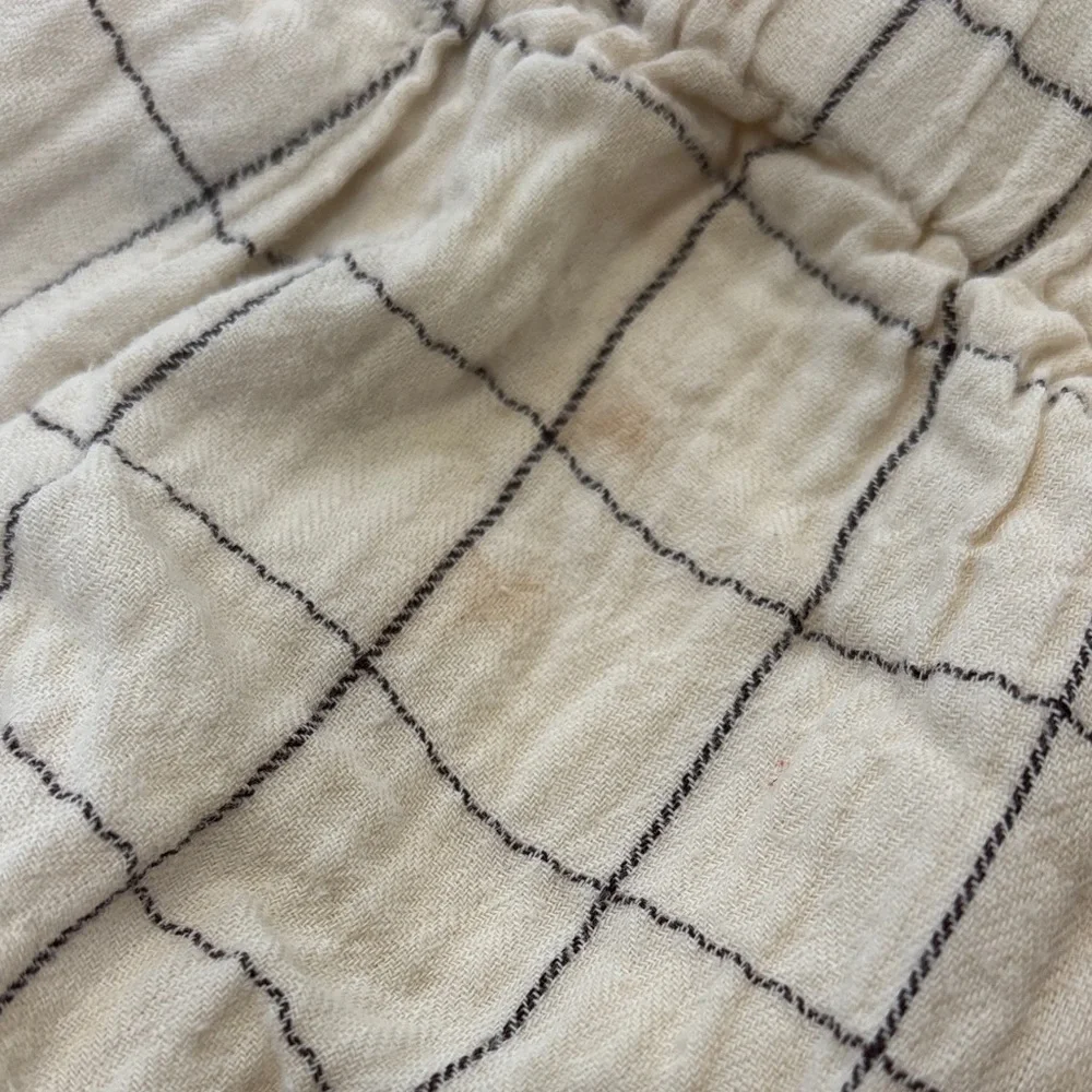 Rylee + Cru Checkered Tan Diaper Cover